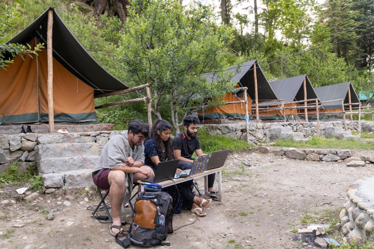 Himtrek Riverside Camps & Hostel Manali 外观 照片